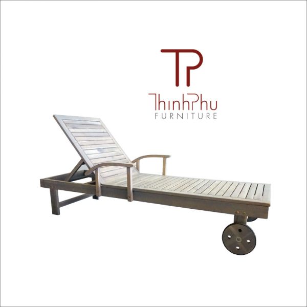 sun lounger white wash