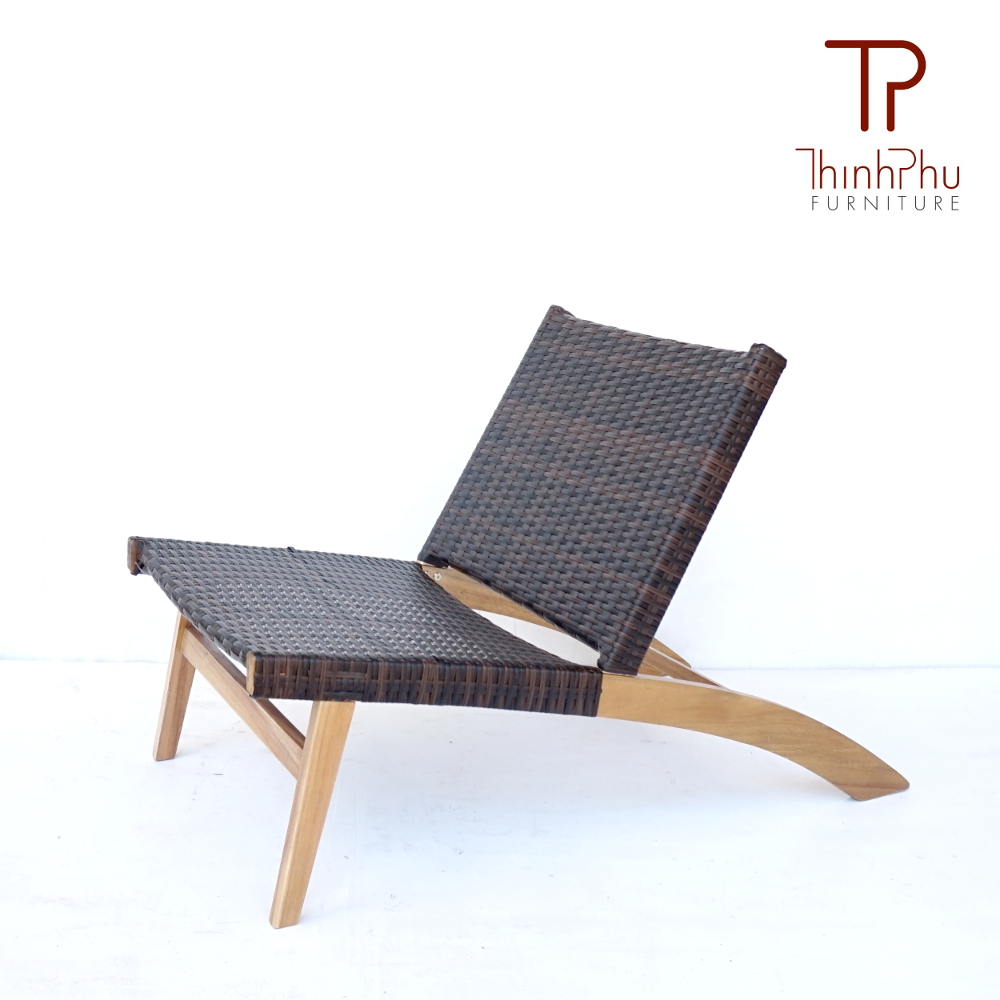 Relax Chair Wood Wicker Simba Thinh Phu Furniture