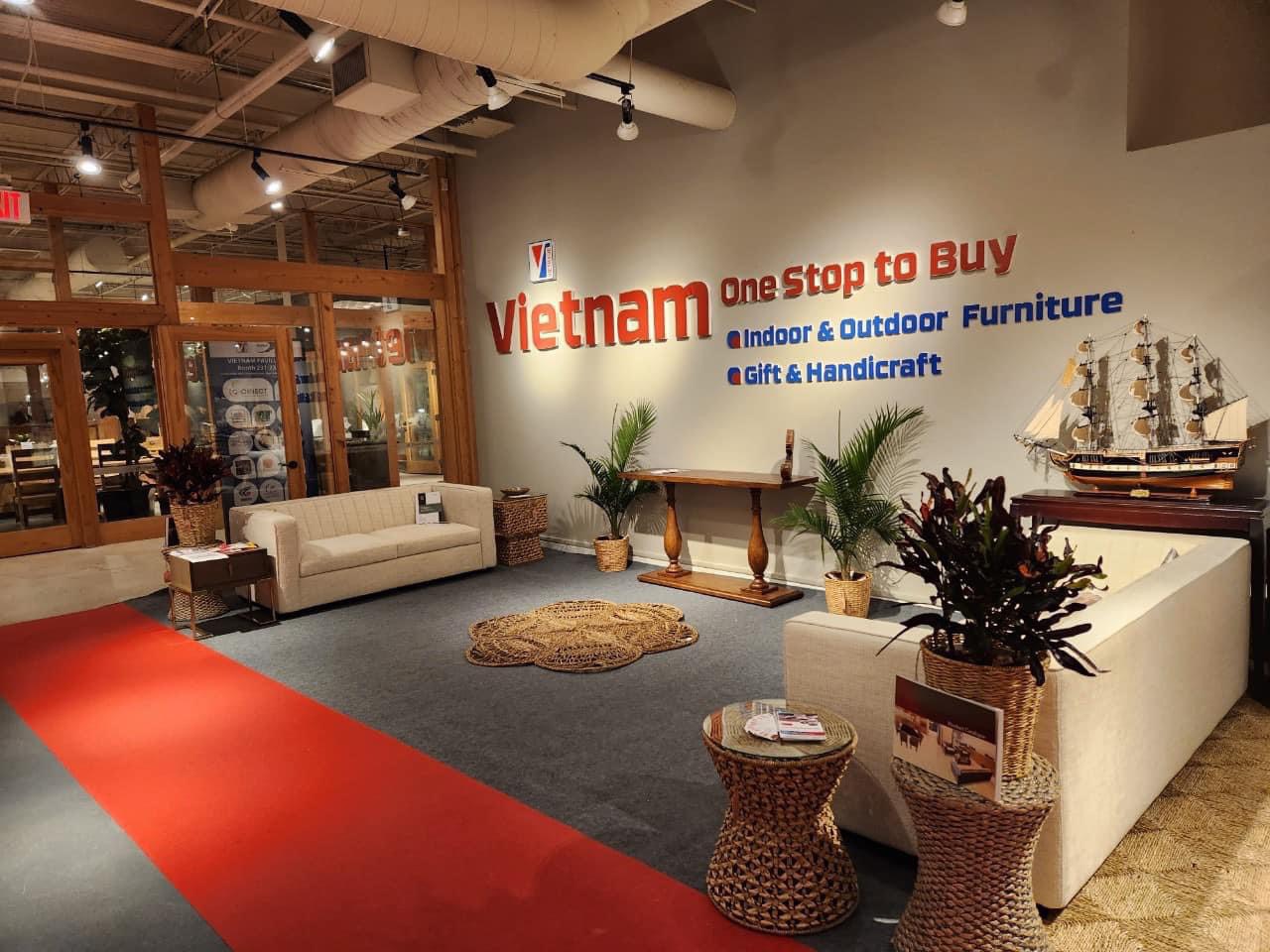 Vietnam Furniture at Vietnam Pavillion at High Point Market