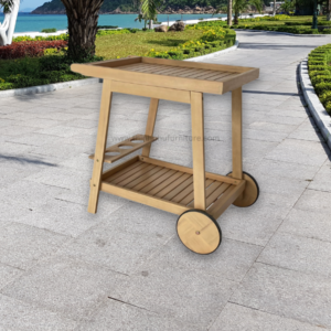 wood trolley